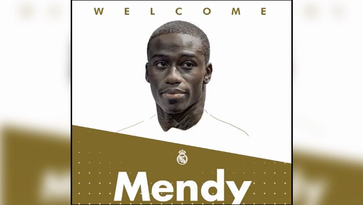 Ferland Mendy resmi direkrut Real Madrid. Copyright: © Twitter Real Madrid