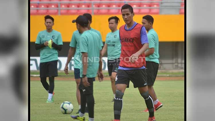 Ambrizal, kapten Sriwijaya FC untuk Liga 2 2020. Foto: Muhammad Effendi/INDOSPORT Copyright: © Muhammad Effendi/INDOSPORT