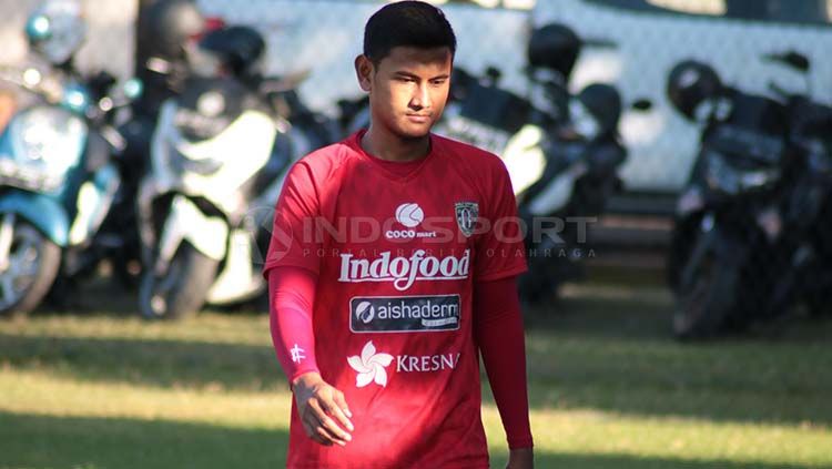 Bek Bali United, Haudi Abdillah, bahas kekuatan PSS Sleman jelang bertemu di Liga 1, Rabu (27/10/21). Copyright: © Nofik Lukman Hakim/INDOSPORT