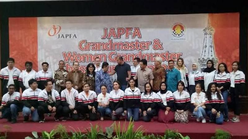 Pembukaan Turnamen Catur Grand Master dan Grand Master Wanita Japfa 2019 di Yogyakarta, Kamis 13 Juni 2019. Copyright: © Humas Percasi