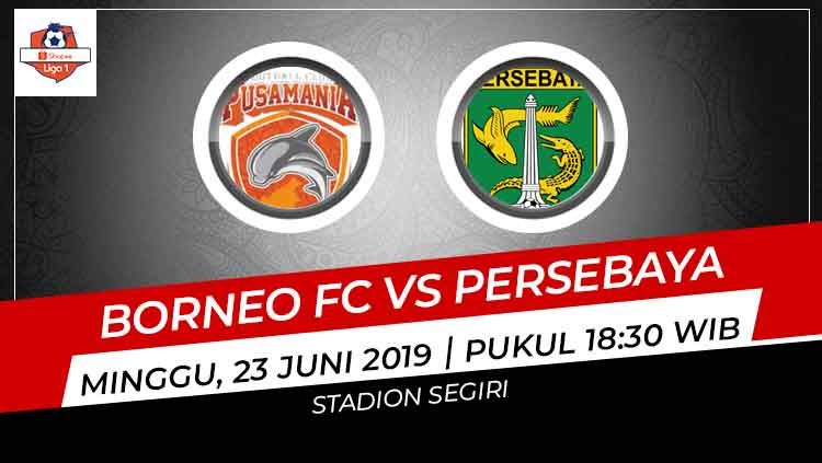 Pertandingan Borneo FC vs Persebaya Surabaya. Copyright: © INDOSPORT