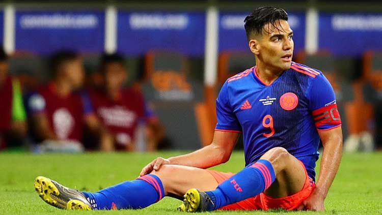 Radamel Falcao, striker sekaligus kapten Timnas Kolombia yang pernah menderita cedera ACL. Copyright: © Chris Brunskill/GettyImages