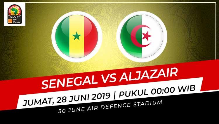Berikut prediksi pertandingan sengit babak penyisihan grup Piala Afrika 2019 antara Senegal vs Aljazair, pada Jumat (28/06/19) dini hari WIB. Copyright: © INDOSPORT