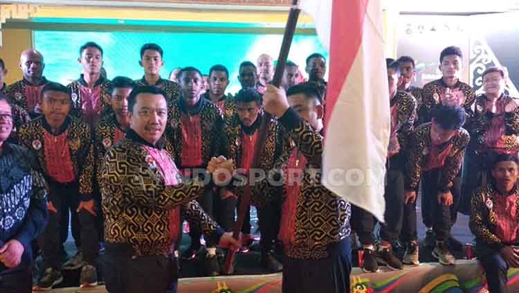 Menteri Pemuda dan Olahraga (Menpora) Imam Nahrawi janjikan akan membrikan hadiah jika Indonesia berhasil meraih juara umum di ASEAN Schools Games 2019. Copyright: © Zainal Hasan/INDOSPORT