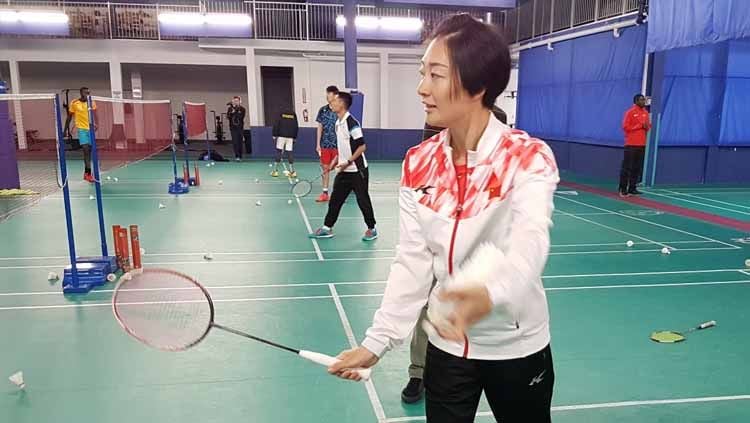 Jawara Malaysia Open asal China, Gong Ruina, yang pernah diisukan punya hubungan spesial dengan legenda ganda putra Indonesia, Sigit Budiarto. Copyright: © bwfbadminton