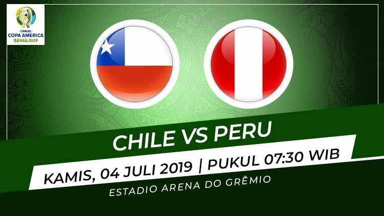 Pertandingan Chile vs Peru. Grafis: Indosport.com Copyright: © Grafis: Indosport.com