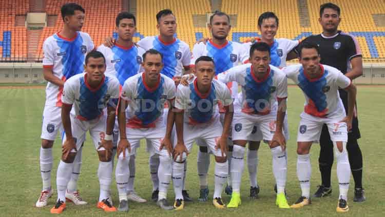 Blitar Bandung United menelan kekalahan 1-2 saat menghadapi Cilegon United di laga Liga 2 2019. Copyright: © Arif Rahman/INDOSPORT