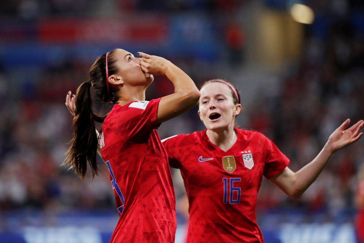 Alex Morgan bawa Amerika Serikat ke final Piala Dunia Wanita 2019 Copyright: © Getty Images