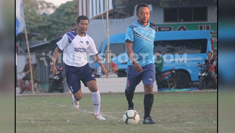 Mantan bintang sekaligus penyerang Persija Jakarta, Wahyu Teguh Wibowo Copyright: © Ronald Seger Prabowo/INDOSPORT