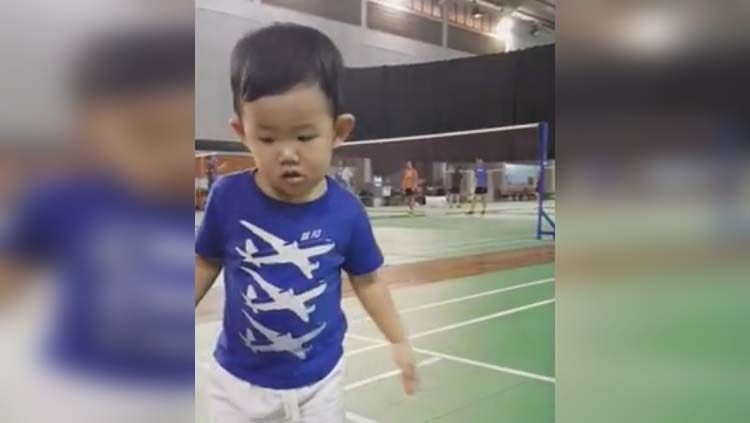 Anak bungsu Hendra Setiawan, Russel Howard Setiawan Copyright: &copy; sansan_san