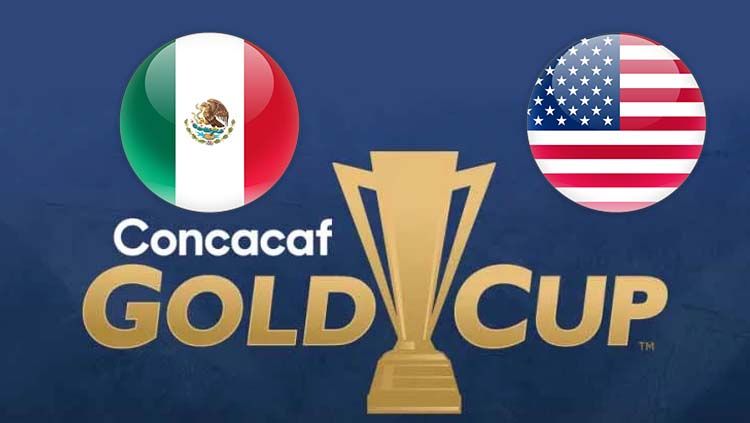 Gold Cup Meksiko vs Amerika Serikat. Copyright: © freeflagicons/INDOSPORT