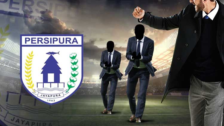 Ilustrasi siapa yang cocok jadi pelatih Persipura Jayapura Copyright: © Grafis: Eli Suhaeli/INDOSPORT/Football manager