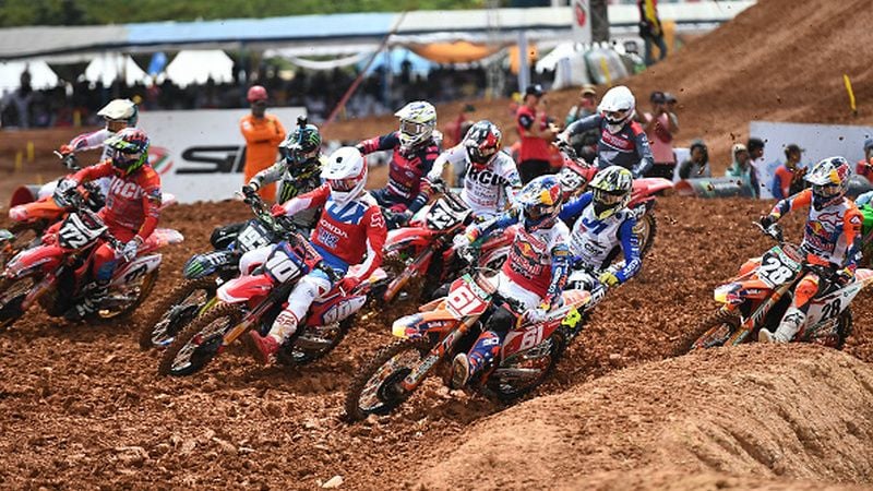 Indonesia resmi memperpanjang kontraknya sebagai tuan rumah kejuaraan Motocross Grand Prix (MXGP) hingga tahun 2023. Copyright: © Robertus Pudyanto/Getty Images