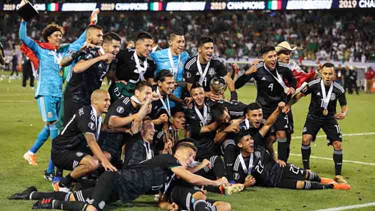 Meksiko keluar sebagai juara Piala Emas CONCACAF 2019. Copyright: © Matthew Ashton - AMA/Getty Images