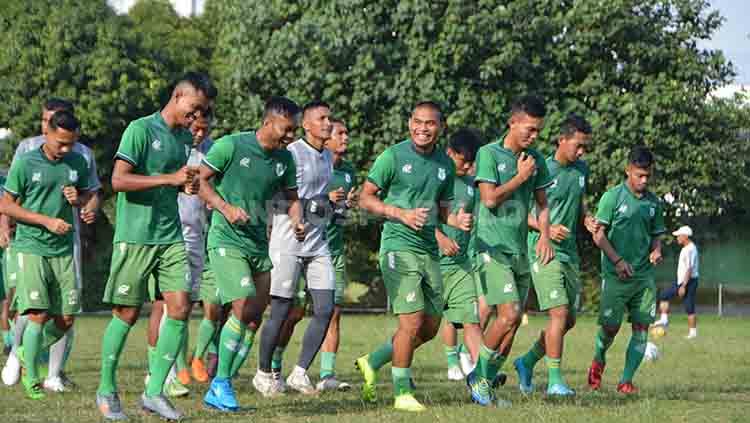 Sebanyak 18 pemain PSMS Medan akan disiapkan menghadapi PSCS Cilacap untuk laga Liga 2 2019. Copyright: © Aldi Aulia Anwar/INDOSPORT