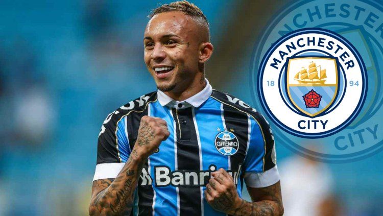 Everton Soares diincar Manchester City di bursa transfer musim panas ini. Copyright: © MilanLive.it