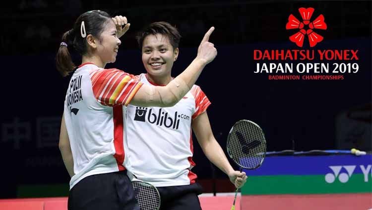 Greysia Polii dan Apriyani Rahayu, Daihatsu Yonex Japan Open 2019. Foto: badmintonindonesia.org Copyright: © badmintonindonesia.org