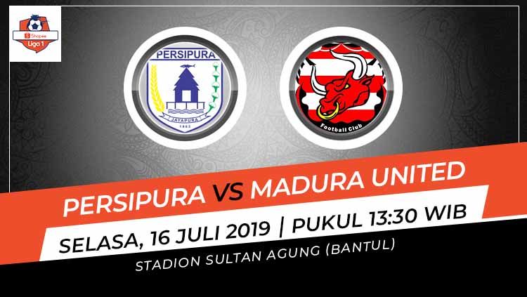 Pertandingan Persipura Jayapura vs Madura United. Copyright: © Grafis: Indosport.com
