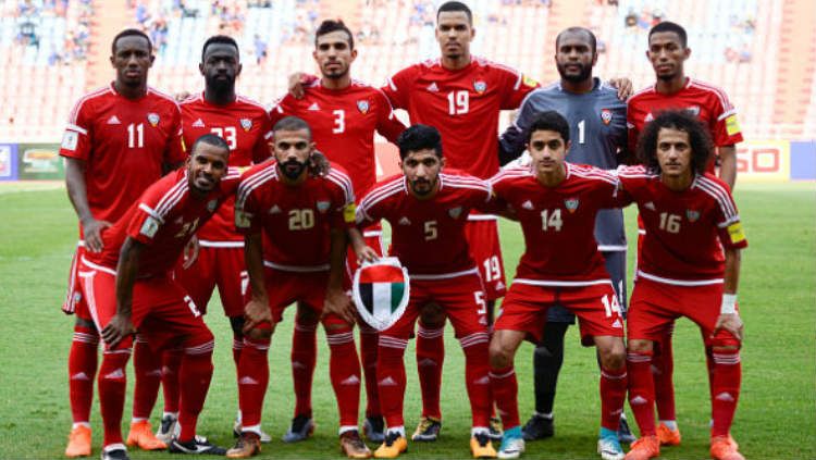 Timnas Uni Emirat Arab (UEA) lakukan skema latihan tak terduga demi bisa hancurkan Timnas Indonesia di kualifikasi Piala Dunia 2022. Copyright: © www.foxsportsasia.com