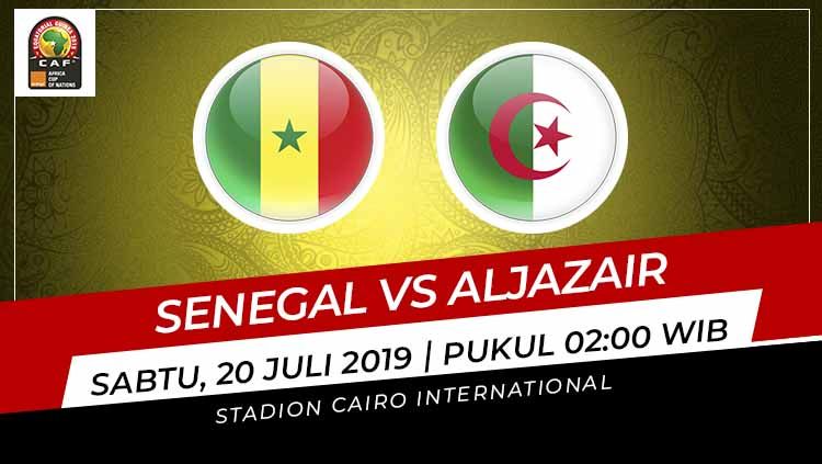Pertandingan Senegal vs Aljazair. Copyright: © Grafis: Indosport.com