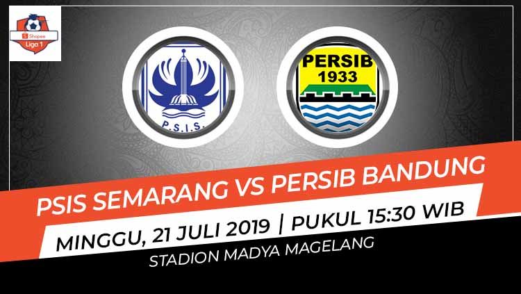Prediksi pertandingan PSIS Semarang vs Persib Bandung pada lanjutan Shopee Liga 1 2019, Minggu (21/07/19), di Stadion Moch. Soebroto, Magelang. Copyright: © Grafis: Indosport.com
