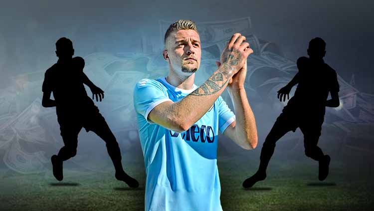 Berniat memperkuat lini tengah mereka, PSG dikabarkan tengah mengincar bintang Lazio, Sergej Milinkovic-Savic di bursa transfer musim panas mendatang. Copyright: © Grafis: Eli Suhaeli/INDOSPORT
