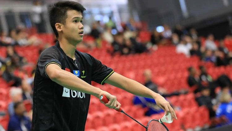 Christian Adinata, tunggal putra Indonesia lolos ke 16 besar Australian Open 2022. Copyright: © Badminton Indonesia