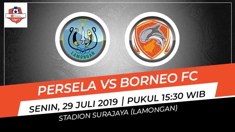 Pertandingan Persela Lamongan vs Borneo FC. Copyright: © Grafis: Indosport.com