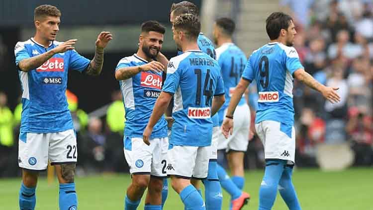 Para pemain Napoli akan menjalani musim 2019/20 Serie A dengan mengusung misi meruntuhkan dominasi Juventus Copyright: © SSC Napoli/GettyImages