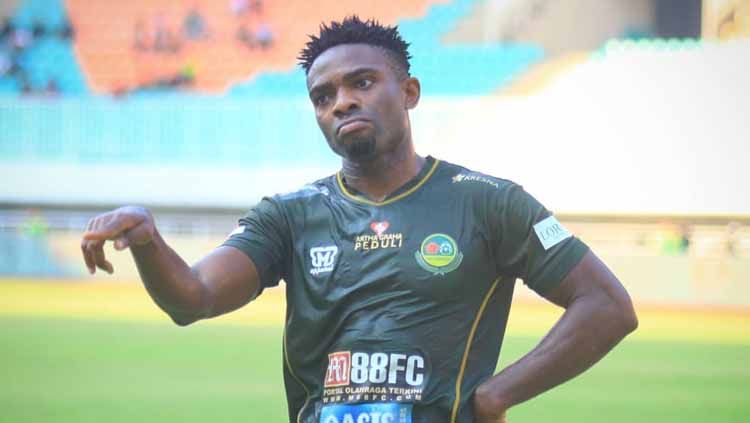 Osas Saha, striker klub Liga 1 2019, Tira Persikabo. Copyright: © officialpersikabo Verified