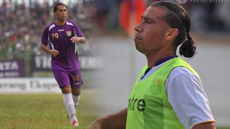Cristian Carrasco eks pemain Persita Tangerang. Copyright: © INDOSPORT/Persita Tangerang