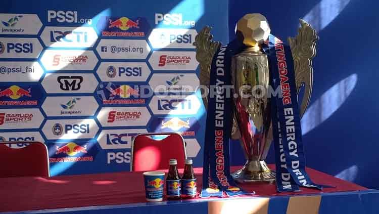 Trofi Piala Indonesia jelang final PSM Makassar vs Persija Jakarta. Copyright: © Adriyan Adirizky/INDOSPORT