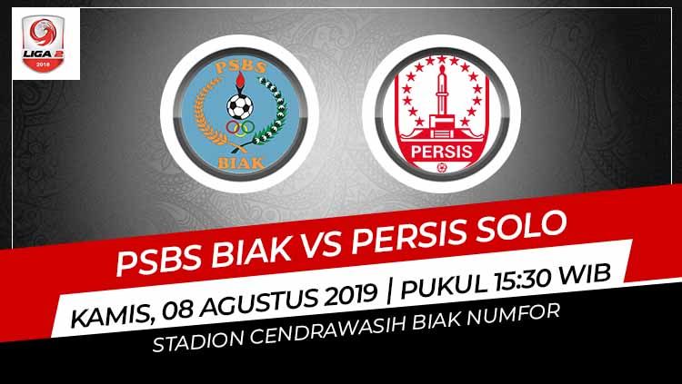 Pertandingan PSBS Biak vs Persis Solo. Copyright: © Grafis: Indosport.com
