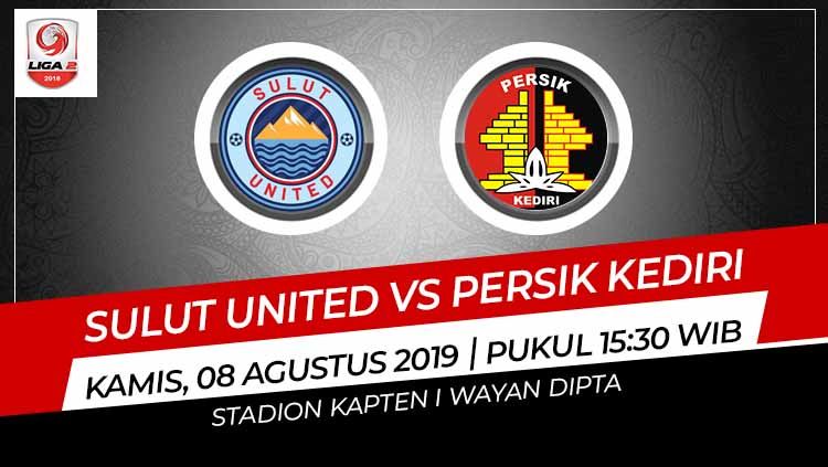 Pertandingan Sulut United vs Persik Kediri. Copyright: © Grafis: Indosport.com