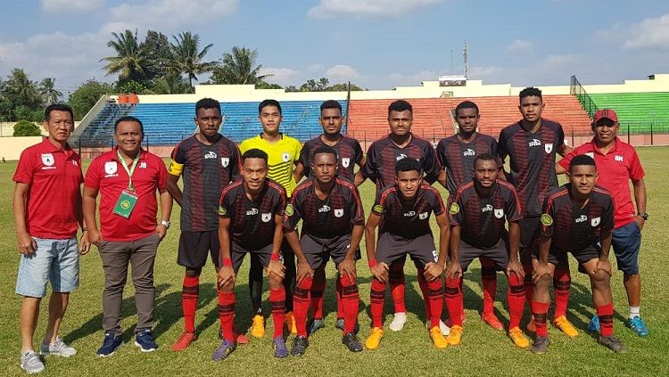 Persipura Jayapura U-20 bermain imbang 1-1 melawan klub asal Kalimantan Timur, Borneo FC dalam laga ketiga Grup C Elite Pro Academy Liga 1 U-20 2019. Copyright: © Media Persipura Jayapura U-20