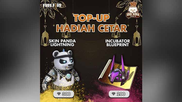 Skin terbaru Pet Panda di game Free Fire. Foto: Ig @freefirebgid Copyright: &copy; Ig @freefirebgid