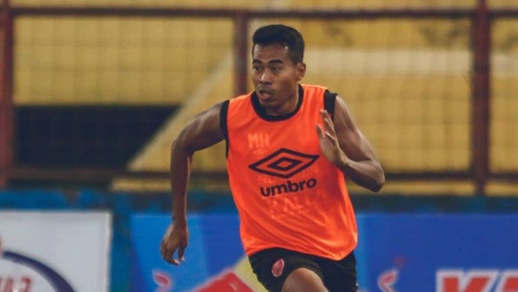 Munhar, berlatih di PSM Makassar.