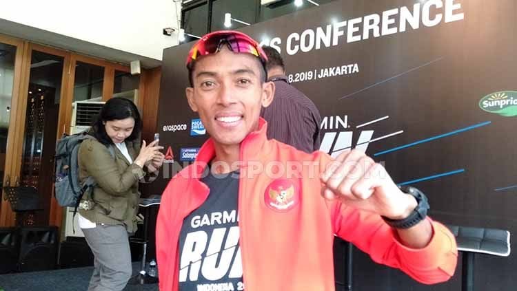 Agus Prayogo, atlet pelari nasional andalan Indonesia. Copyright: © Shintya Anya Maharani/INDOSPORT