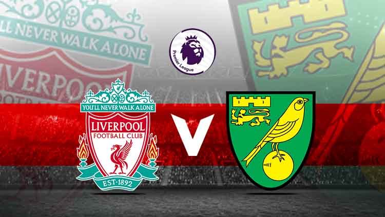 Logo Liverpool vs Norwich City. Copyright: © INDOSPORT