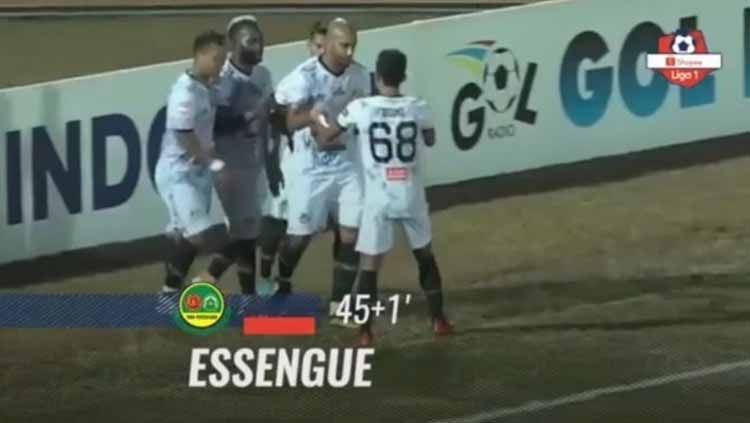 Selebrasi pemain TIRA-Persikabo melawan Barito Putera Copyright: © liga1match