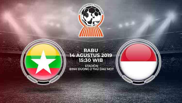 Laga perebutan tempat ketiga Piala AFF U-18 2019 antara Indonesia melawan Myanmar pada Senin (19/8/19) pukul 16.30 WIB bisa disaksikan di kanal streaming SCTV. Copyright: © INDOSPORT