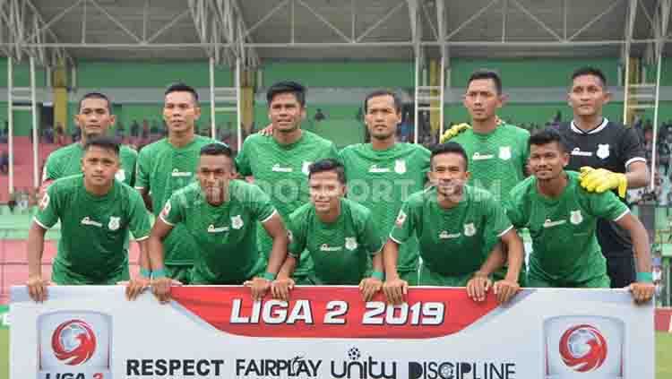 Skuat PSMS Medan di Liga 2 2019. Copyright: © Aldi Aulia Anwar/INDOSPORT