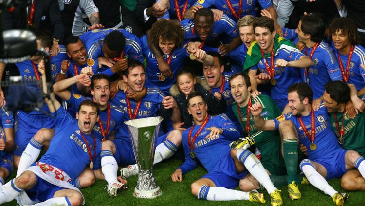 Chelsea saat juara Piala Super Eropa tahun 2012. Copyright: © skysports