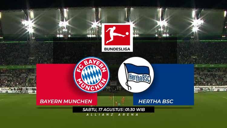 Prediksi Bayern Munchen vs Hertha BSC Bundesliga Jerman 2018/19. Copyright: © Grafis: Eli Suhaeli/INDOSPORT