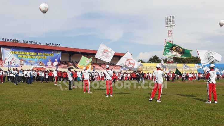 Para atlet Papua yang akan menjalani pemusatan latihan (TC) terpusat. Copyright: © Sudjarwo/INDOSPORT
