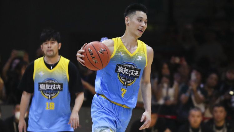 Jeremy Lin dalam event 3rd Annual All-Star Game di China. Copyright: © Visual China Group via Getty Images/Visual China Group via Getty Images