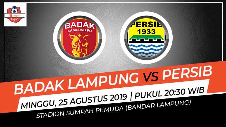 Pertandingan Badak Lampung vs Persib Bandung. Copyright: © Grafis: Indosport.com