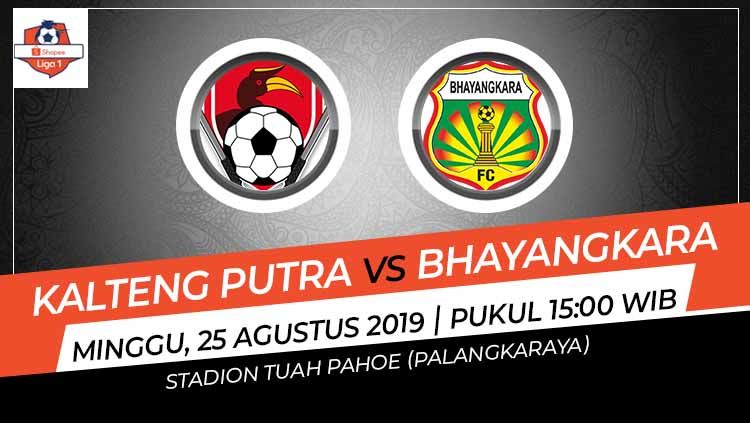 Pertandingan Kalteng Putra vs Bhayangkara FC. Copyright: © Grafis: Indosport.com
