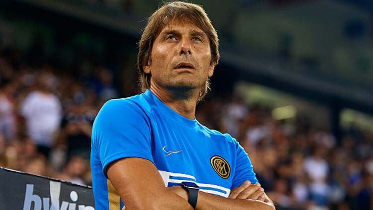 Ngambek, Inter Milan Batalkan Konferensi Pers Antonio Conte. Copyright: © MB-Media/GettyImages
