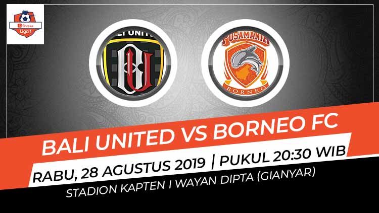 Pertandingan Bali United vs Borneo FC. Copyright: © Grafis: Indosport.com
